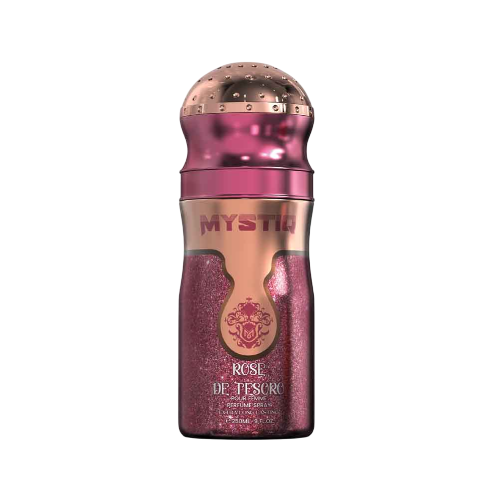 An rosy pink perfume body spray from Mystiq by Savia Exclusive