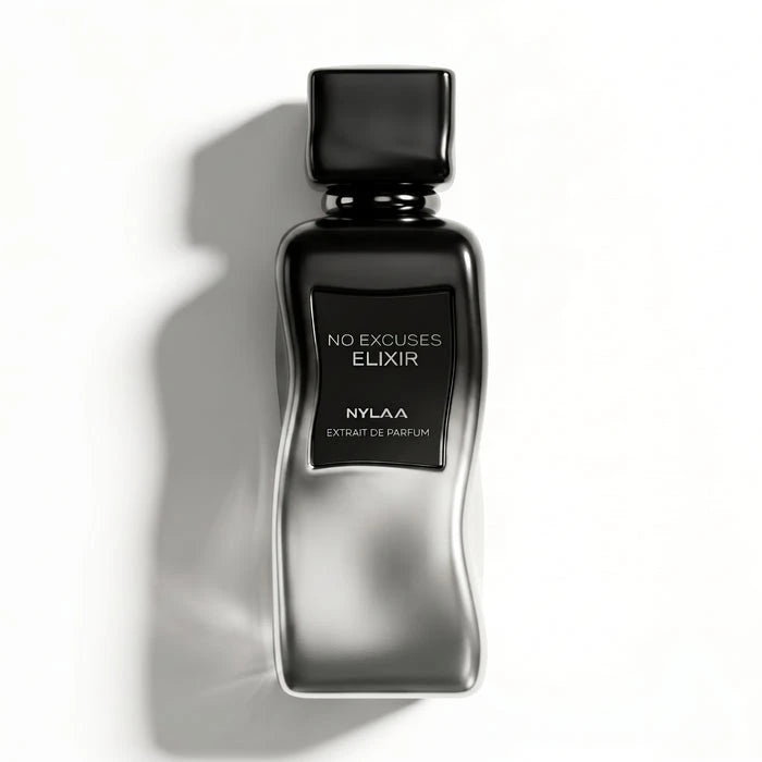 No Excuses Elixir fragrance bottle