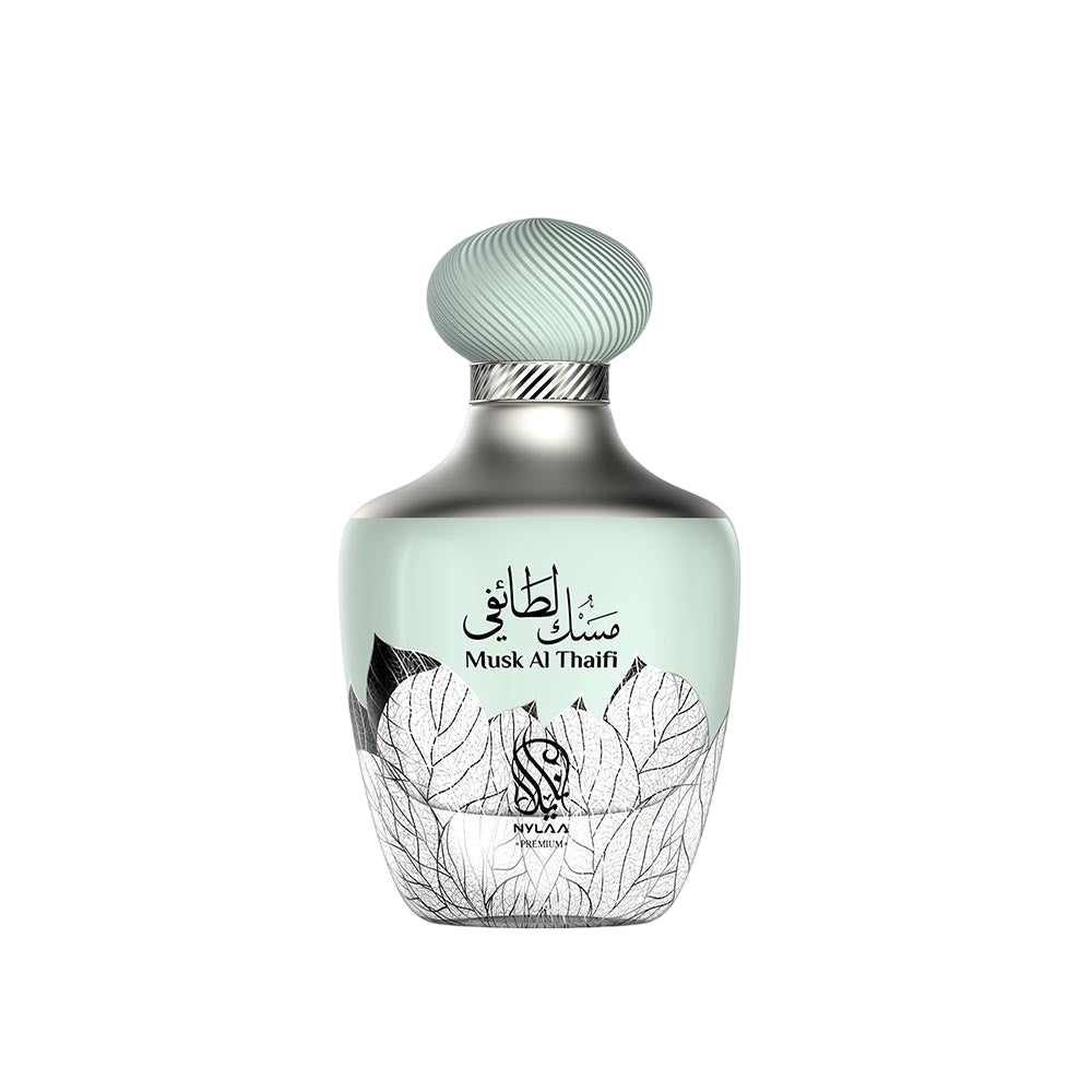 A light green perfume bottle from Nylaa by Savia Exclusive