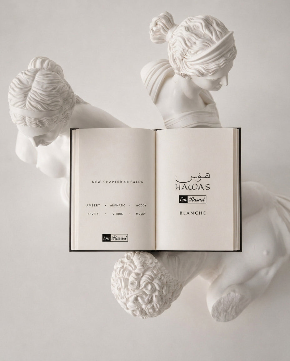 A new chapter unfolds — the book, held by statues