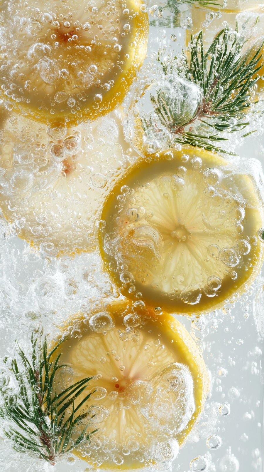 Citrus in sparkling water