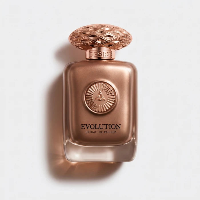 Evolution fragrance bottle